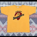 画像: 70’s Champion "Oakland Stompers" 染み込みプリント T-Shirt (L)