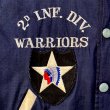 画像4: 60’s~ US ARMY 2nd Infantry Division Cotton Varsity Jacket (4)