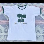画像: 70’s  Champion(染み込みプリント)Ringer T Shirt 