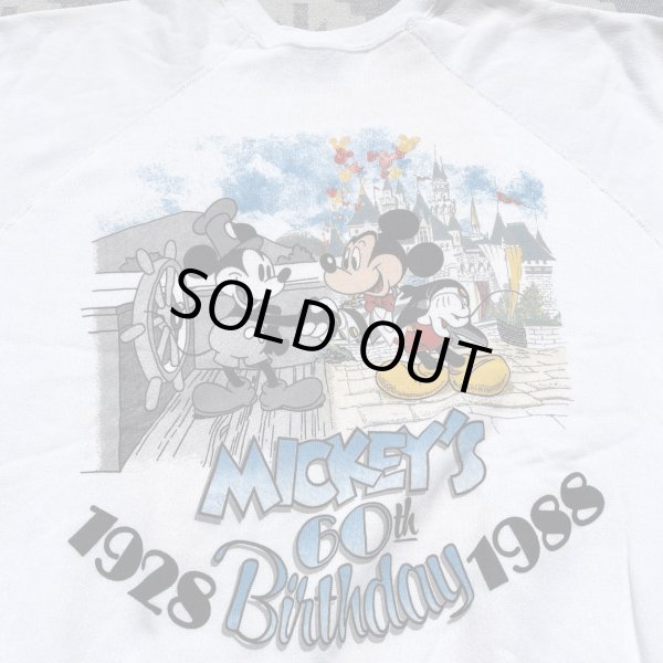 画像2: Dead Stock 1988’ "Mickey’s 60th Birthday" Sweat Shirt (L) (2)