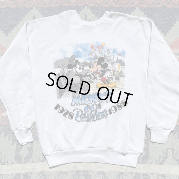 画像1: Dead Stock 1988’ "Mickey’s 60th Birthday" Sweat Shirt (L) (1)