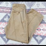 画像: 1953’ N.O.S. US ARMY Cotton Khaki Chino Trousers