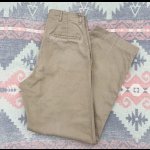 画像:  ARMY M-45 Cotton Khaki Chinoダブルステッチ チノ