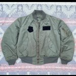 画像:  MA-1 Grand Crew Jacket (Intermediate Jacket Mil-J-8279F)Size:M