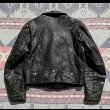 画像7:  ﻿ 50’s~WIND WARD (MONTGOMERY WARD) Motorcycle Leather Jacket (7)