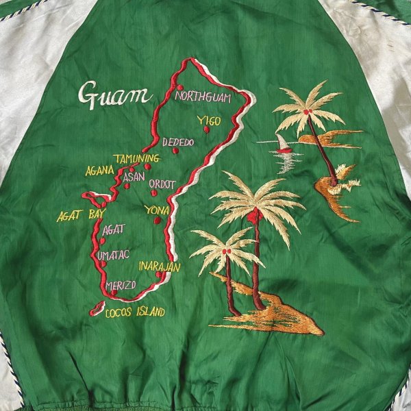 画像6: 1950’s GUAM Souvenir Jacket  (6)
