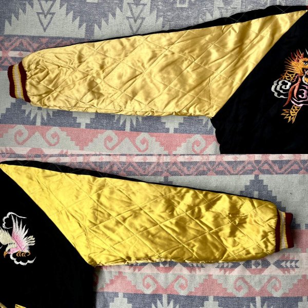 画像21:  1950’s Japan Souvenir Jacket (XL)相当サイズ (21)
