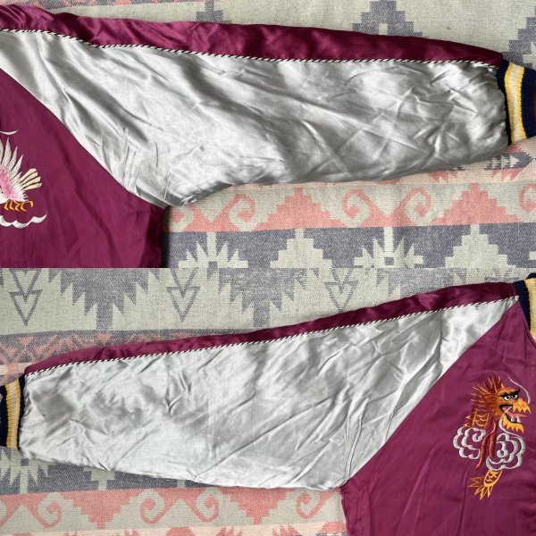画像42:  1950’s Japan Souvenir Jacket (XL)相当サイズ (42)