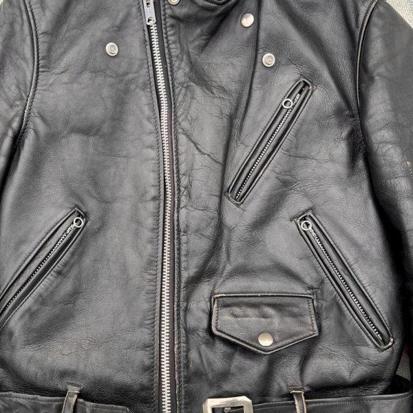 画像11: 1970’s 初期 Schott Perfecto "One Star" Motorcycle Jacket. Excellent Condition (11)