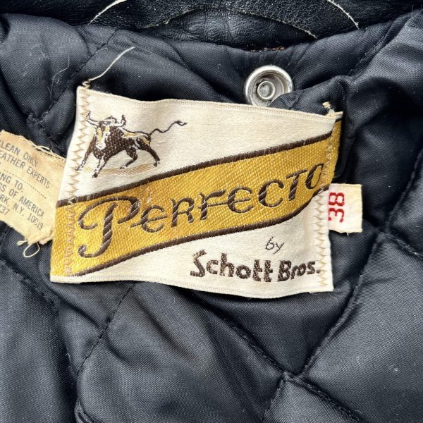 画像3: 1970’s 初期 Schott Perfecto "One Star" Motorcycle Jacket. Excellent Condition (3)