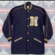 画像1: 60’s Wool Varsity Jacket US NAVAL AIR FACILITY ATSUGI  (1)