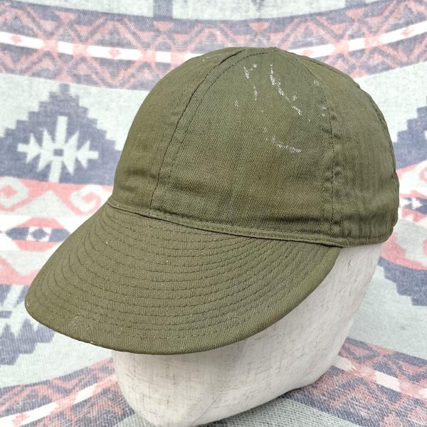 画像2: WWII AAF A-3 HBT Mechanic Cap Excellent Condition (7.1/8) (2)