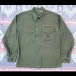 画像: 50’s USMC P-56(P-58)Cotton Sateen Utility Shirt/Jacket (L相当サイズ)