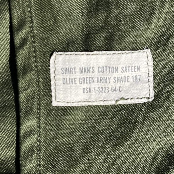 画像5: 64’ OG-107 Cotton Sateen Utility Shirt Transition 2nd Model 「USMC Ver.」 (5)