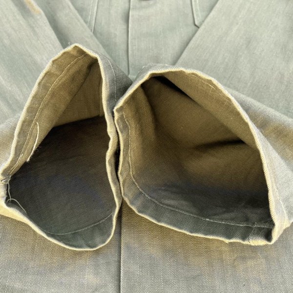 画像7: 40’s~HBT Utility Shirt. Dead Stock or One Wash Mint Condition！ (7)