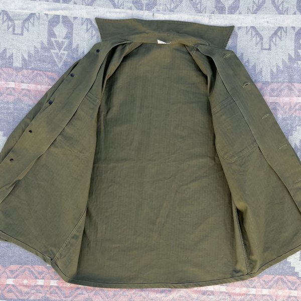 画像5: 40’s~HBT Utility Shirt. Dead Stock or One Wash Mint Condition！ (5)