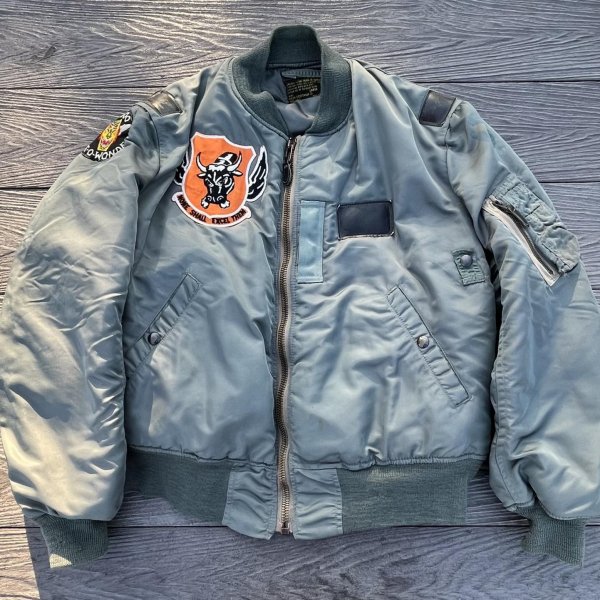 画像2: 極上 50’s MA-1 (8279A) Rolen Sportswear 13th FIS  F-101 Voodoo colonel Pilot着用 (2)