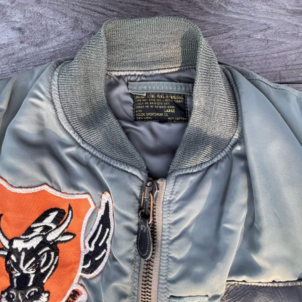 画像19: 極上 50’s MA-1 (8279A) Rolen Sportswear 13th FIS  F-101 Voodoo colonel Pilot着用 (19)