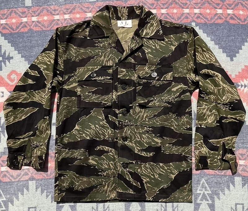 N.O.S. Early Vietnam Tiger Stripe Shirt (JWD) - AnchoR Vintage